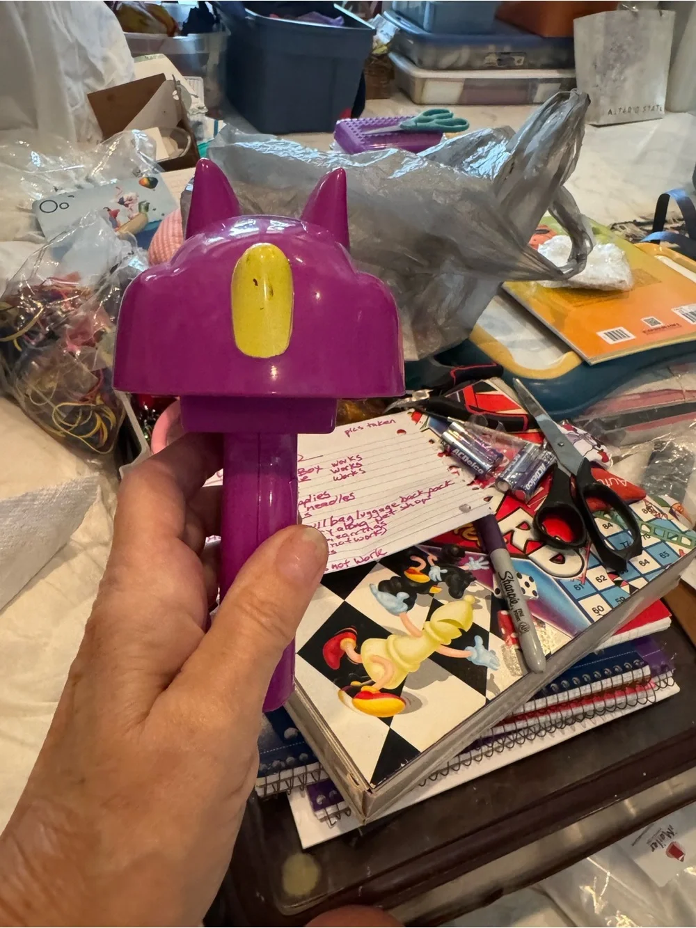 Purple Cat toy does not work